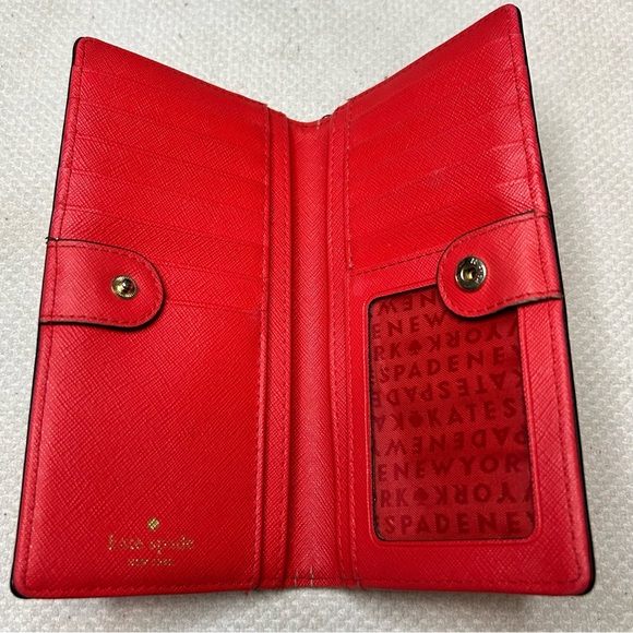 Kate Spade ♠️ Newbury Lane (Geranium) Wallet - Picture 7 of 11